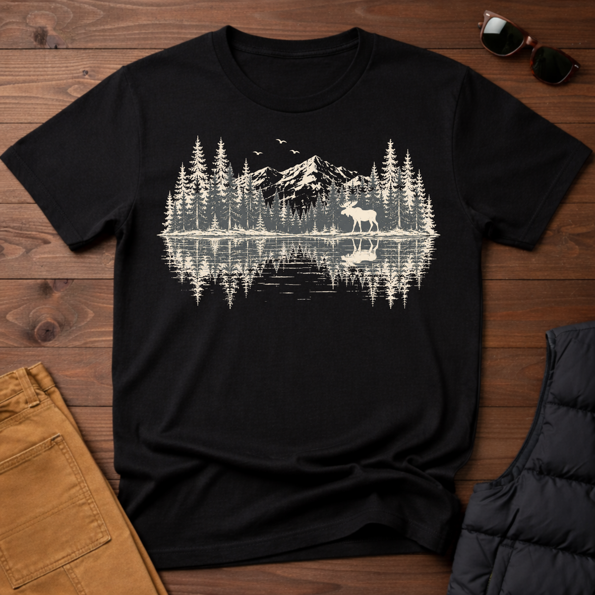 Moose Lake Reflection T-Shirt