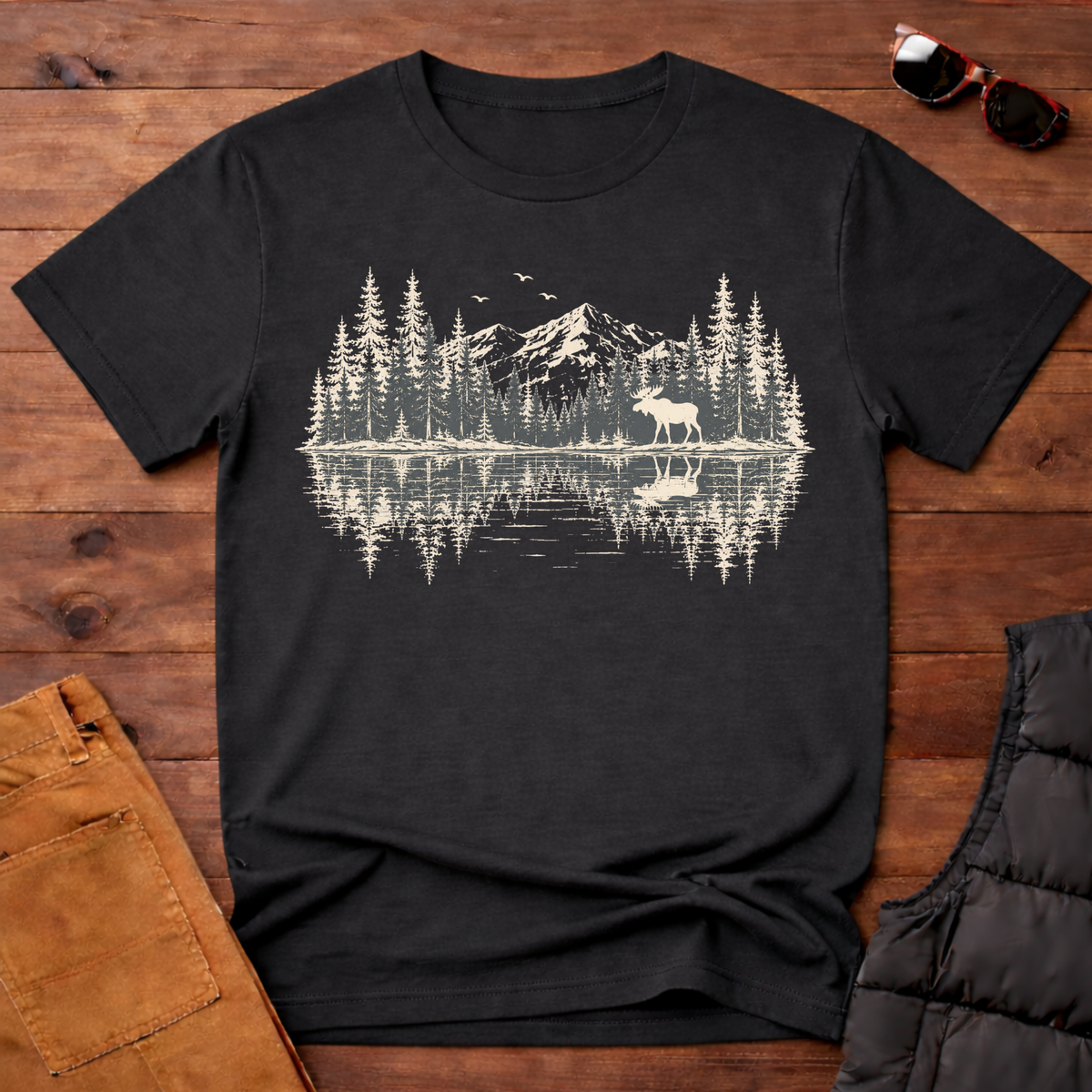 Moose Lake Reflection T-Shirt