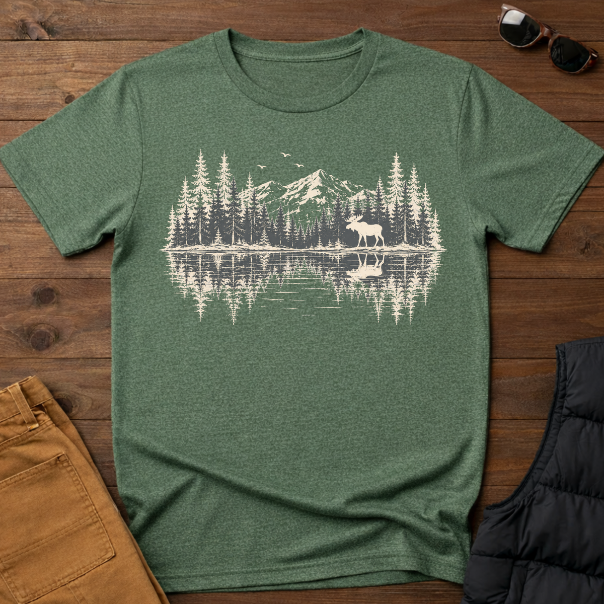 Moose Lake Reflection T-Shirt