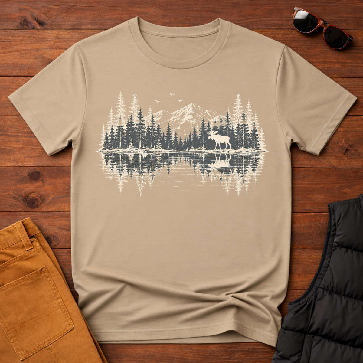 Moose Lake Reflection T-Shirt