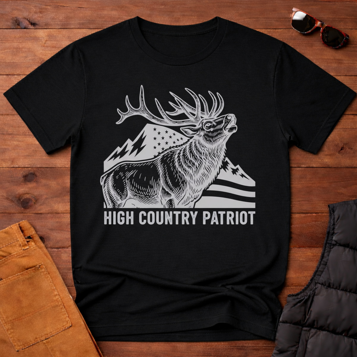High Country Patriot Elk T-Shirt