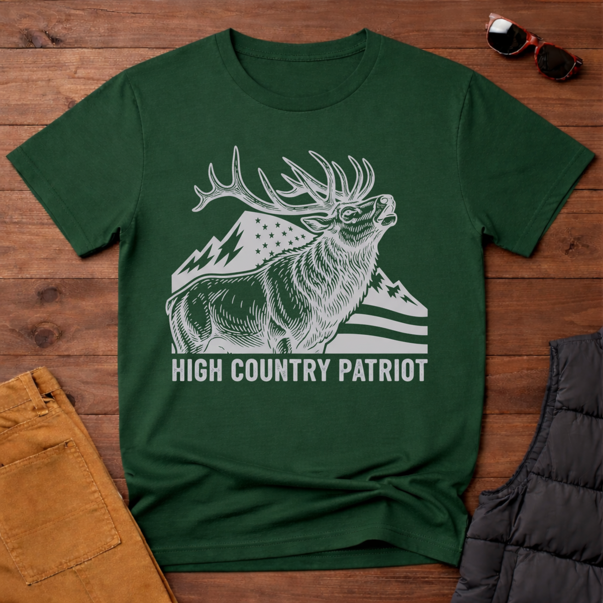 High Country Patriot Elk T-Shirt