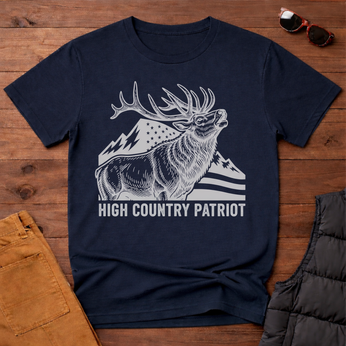 High Country Patriot Elk T-Shirt