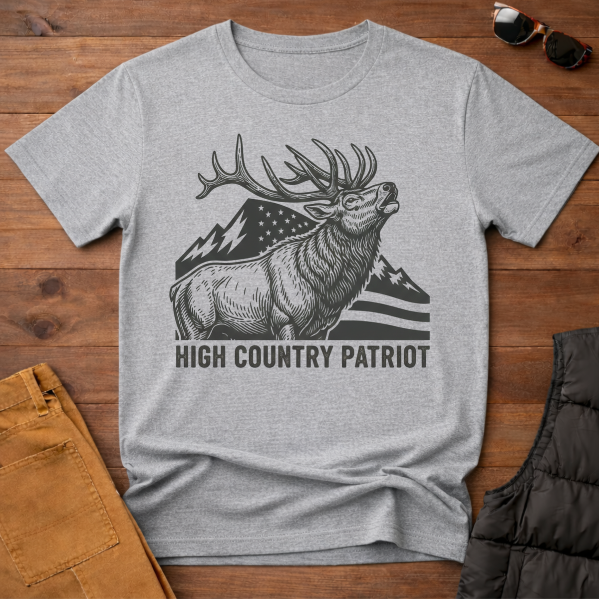 High Country Patriot Elk T-Shirt