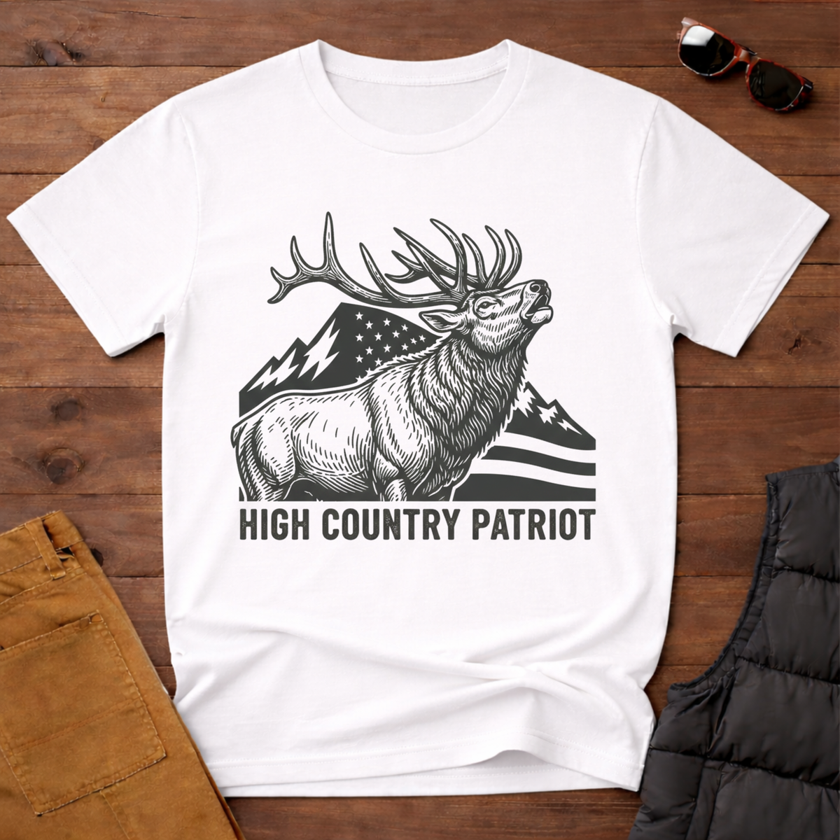 High Country Patriot Elk T-Shirt