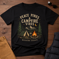 Peace Pines & Campfire Vibes T-Shirt