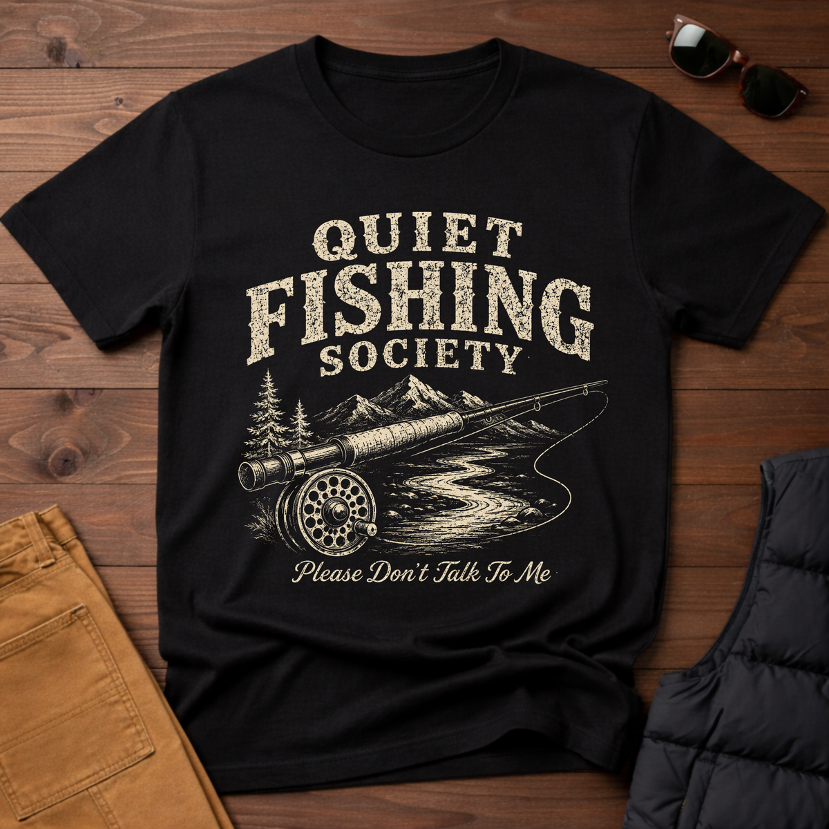 Quiet Fishing Society T-Shirt