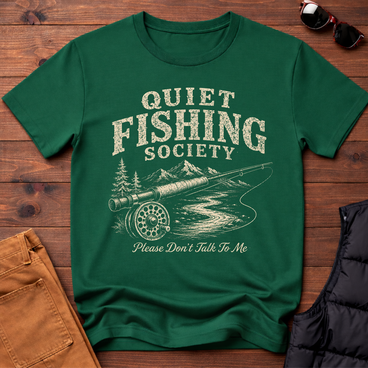 Quiet Fishing Society T-Shirt