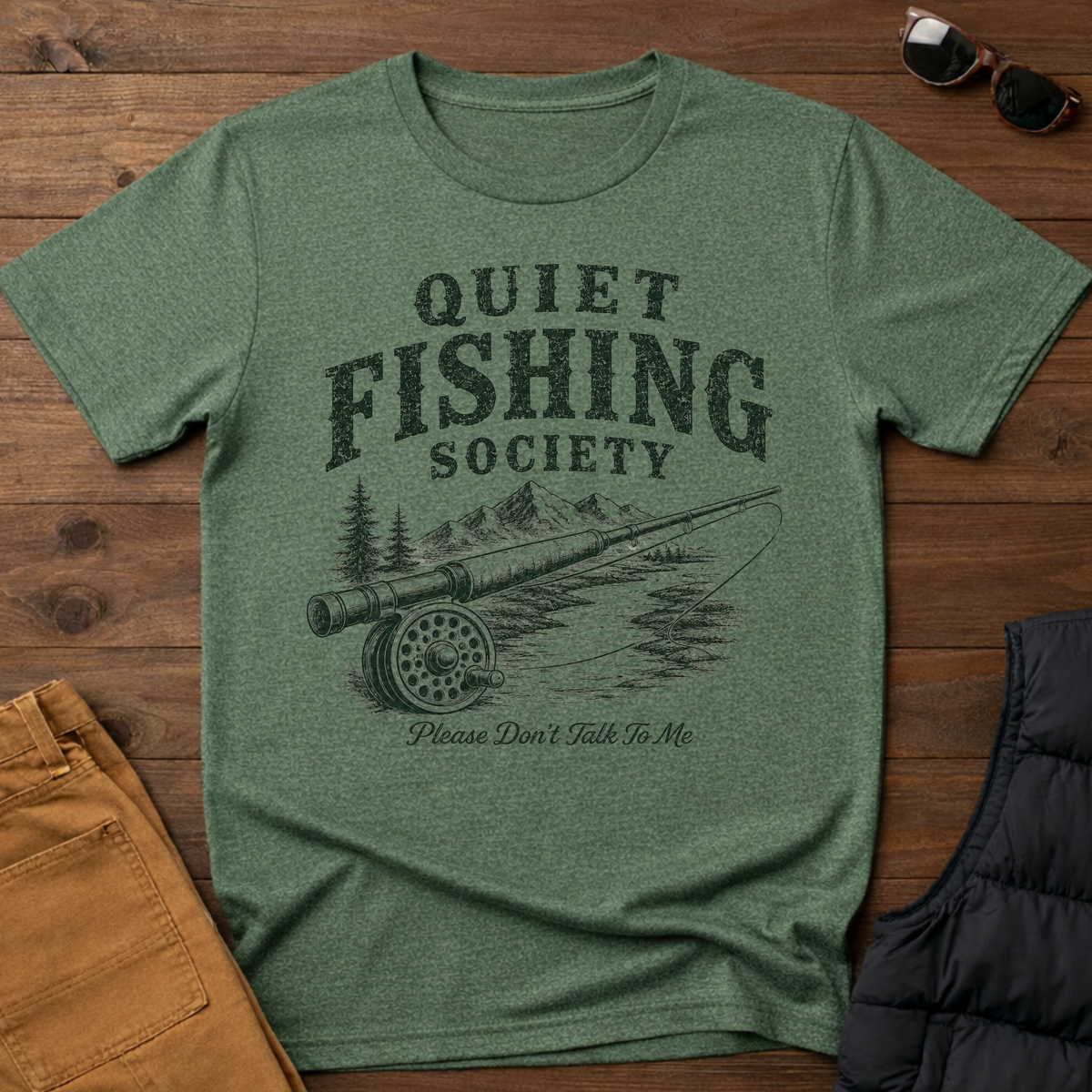 Quiet Fishing Society T-Shirt