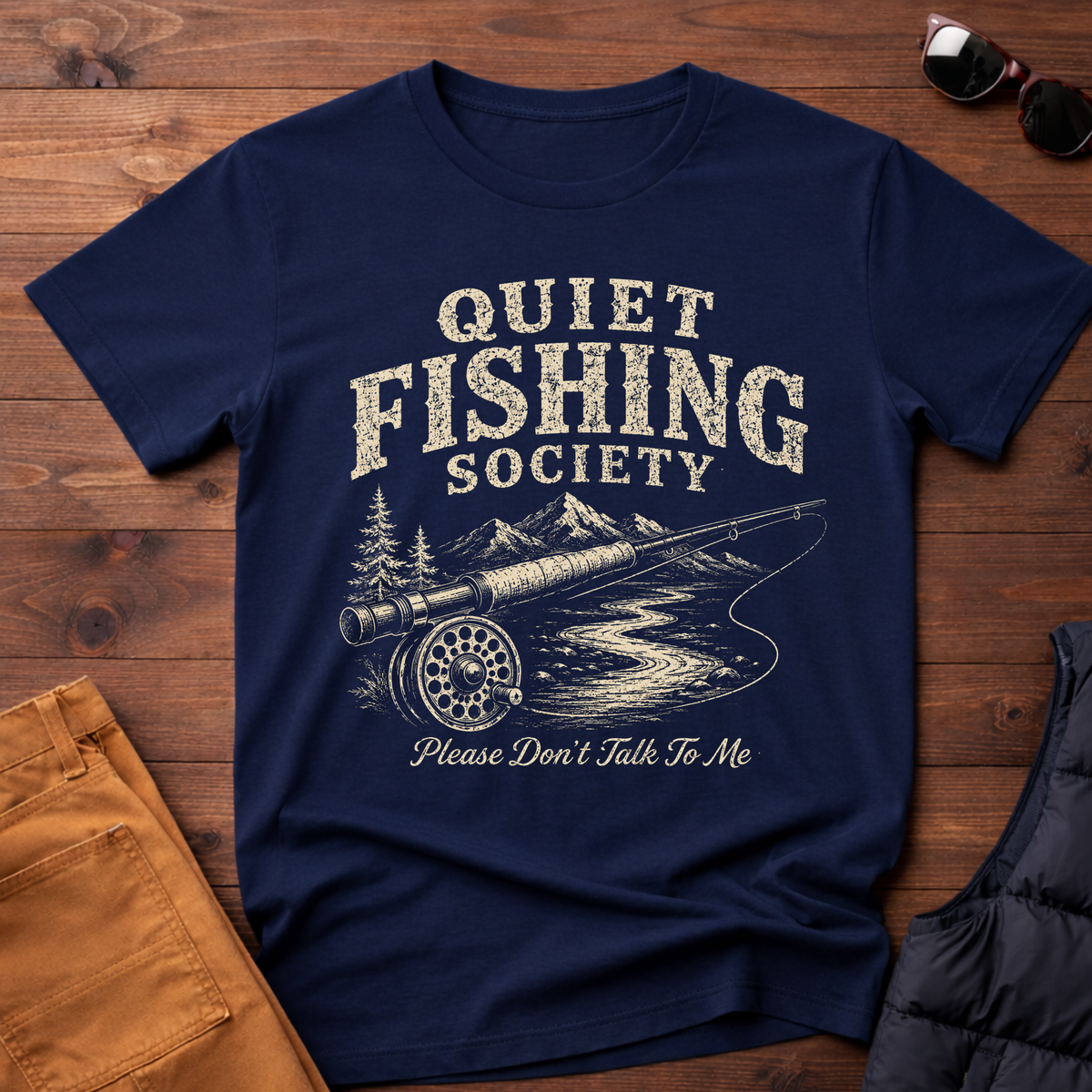 Quiet Fishing Society T-Shirt