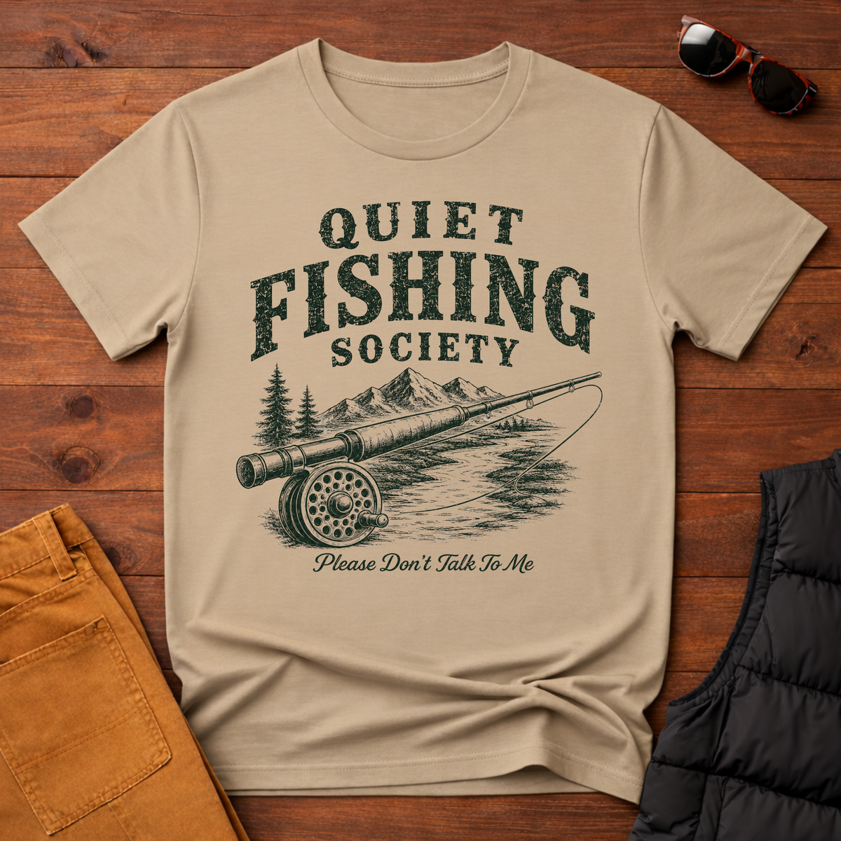 Quiet Fishing Society T-Shirt
