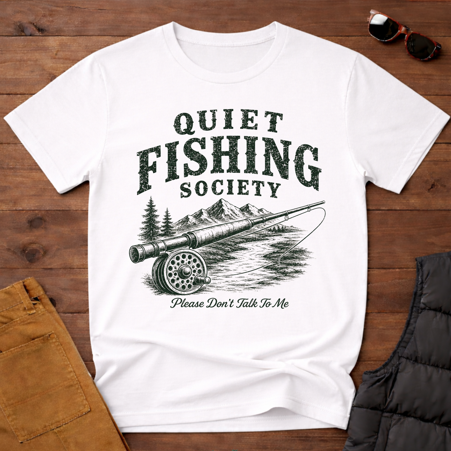 Quiet Fishing Society T-Shirt