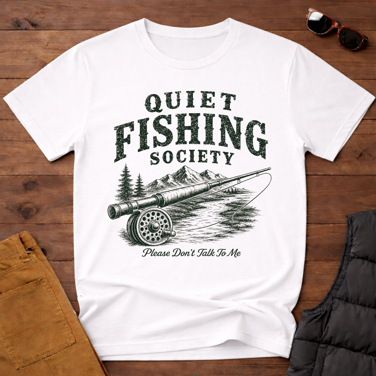 Quiet Fishing Society T-Shirt