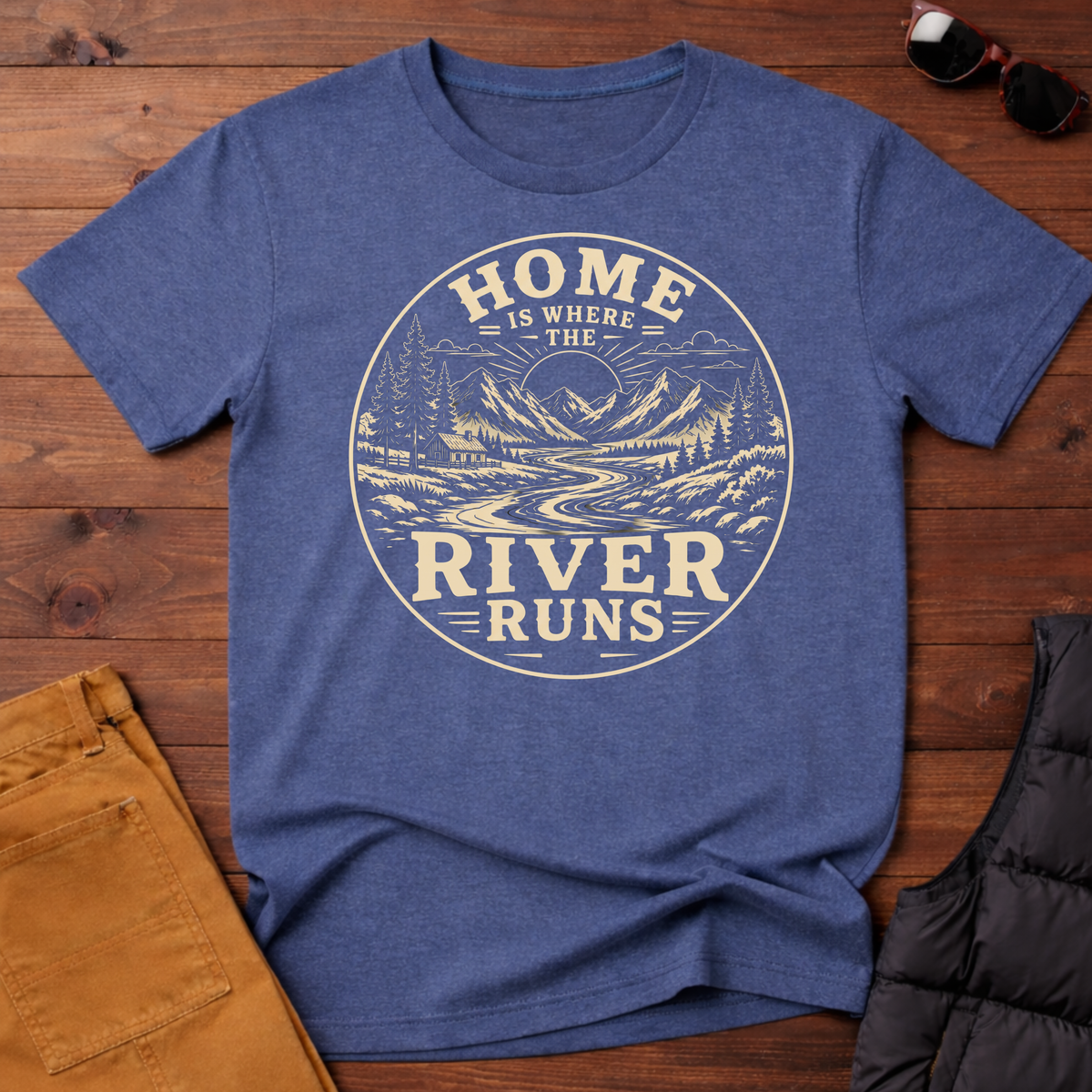 Home Is Where The River Runs T-Shirt