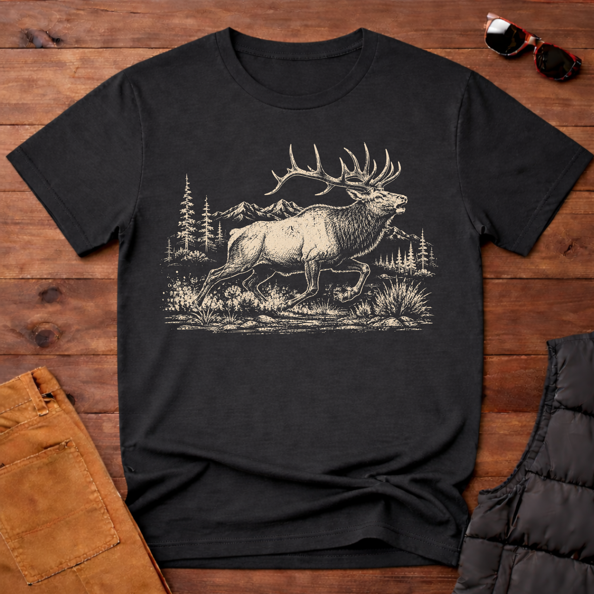 Elk on the Run T-Shirt