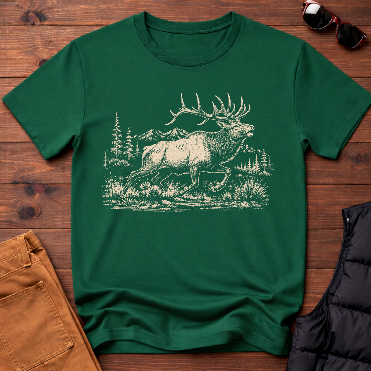 Elk on the Run T-Shirt
