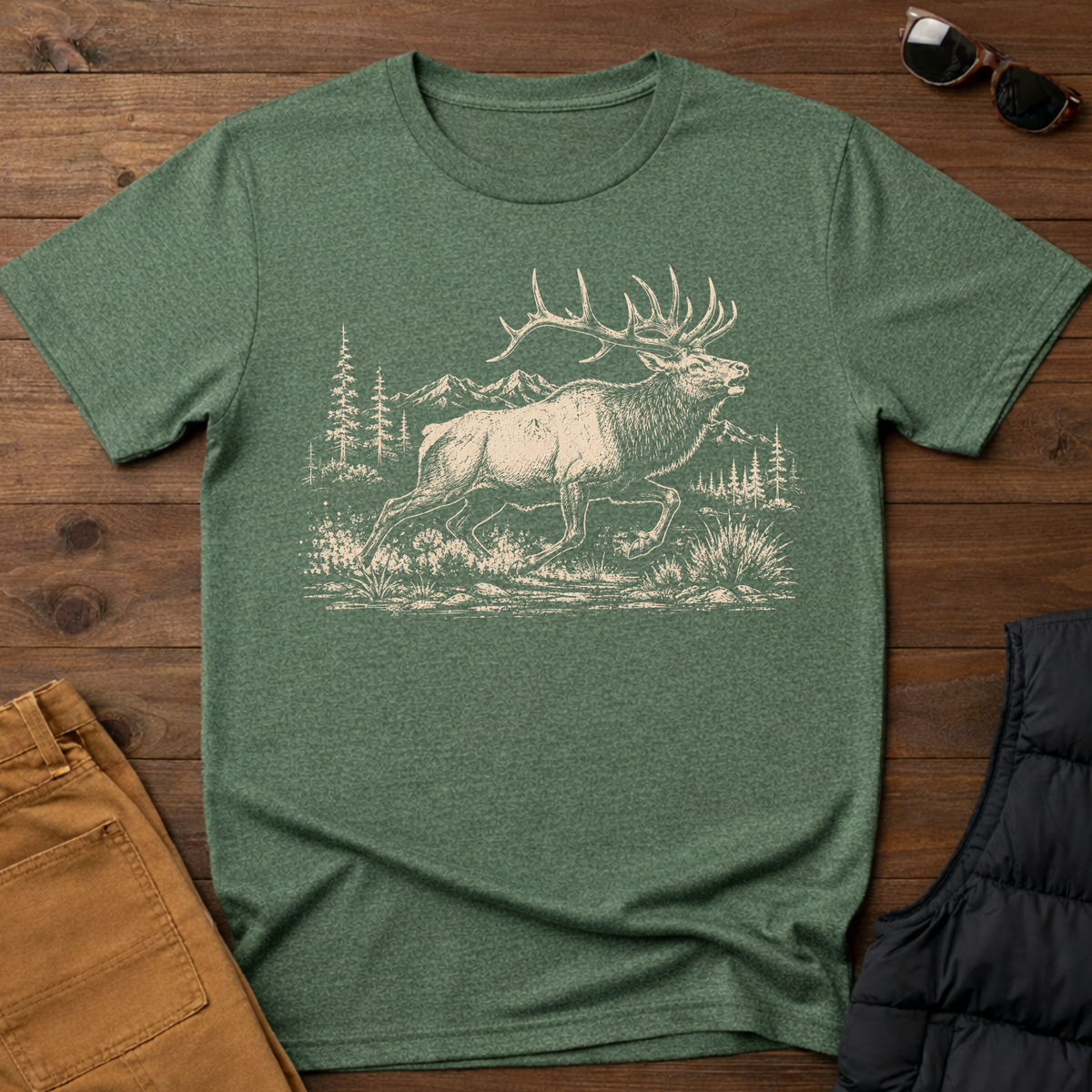 Elk on the Run T-Shirt