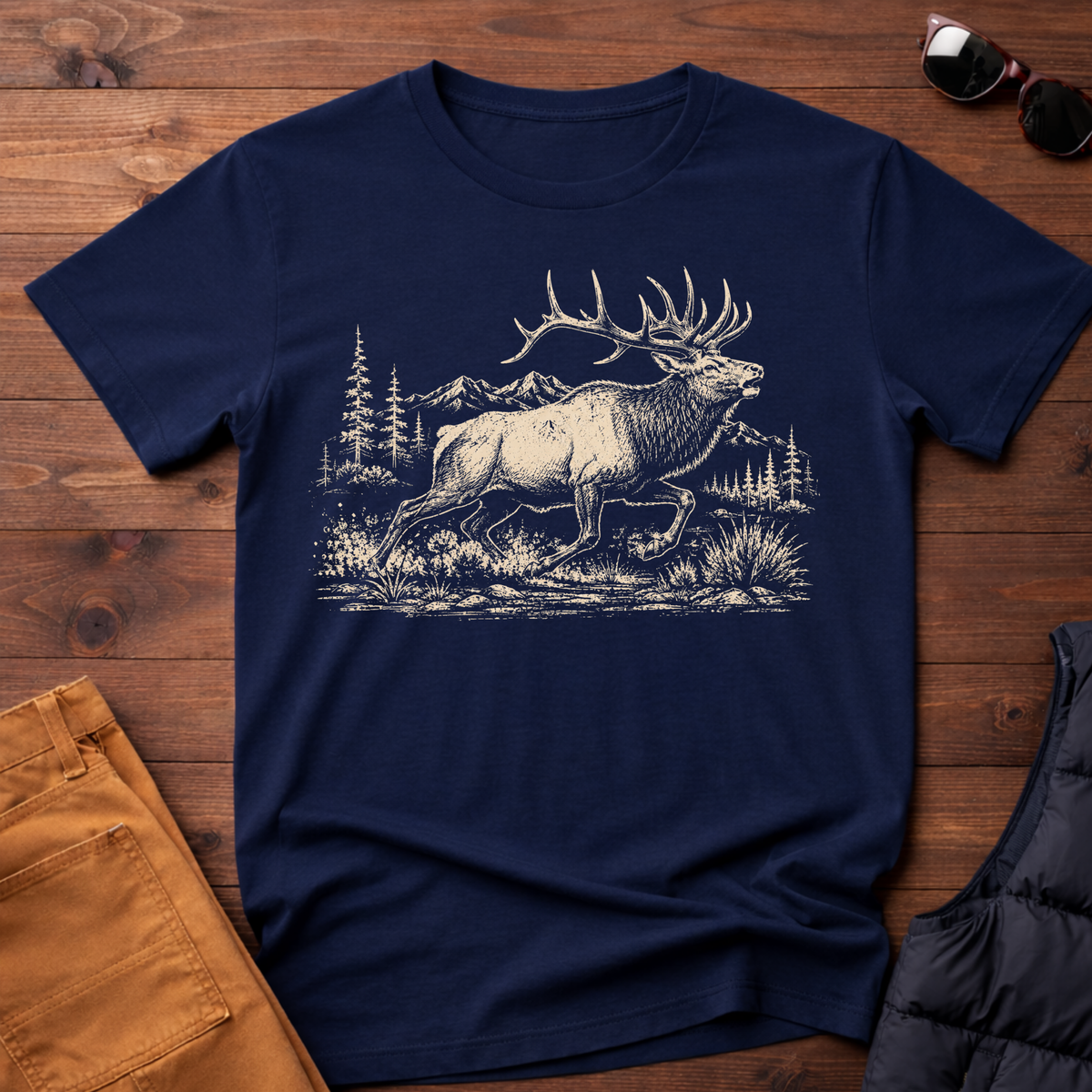 Elk on the Run T-Shirt