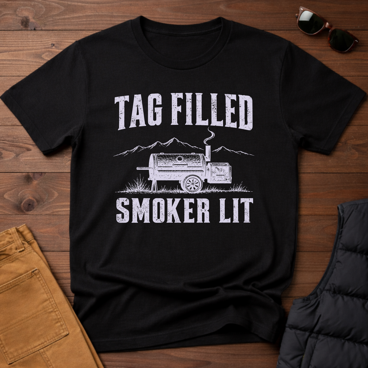 Tag Filled Smoker Lit T-Shirt