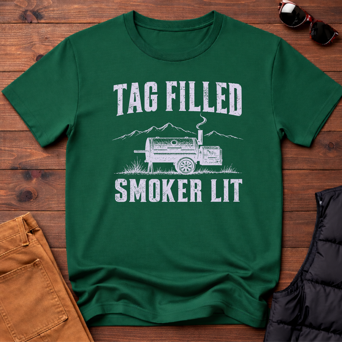 Tag Filled Smoker Lit T-Shirt
