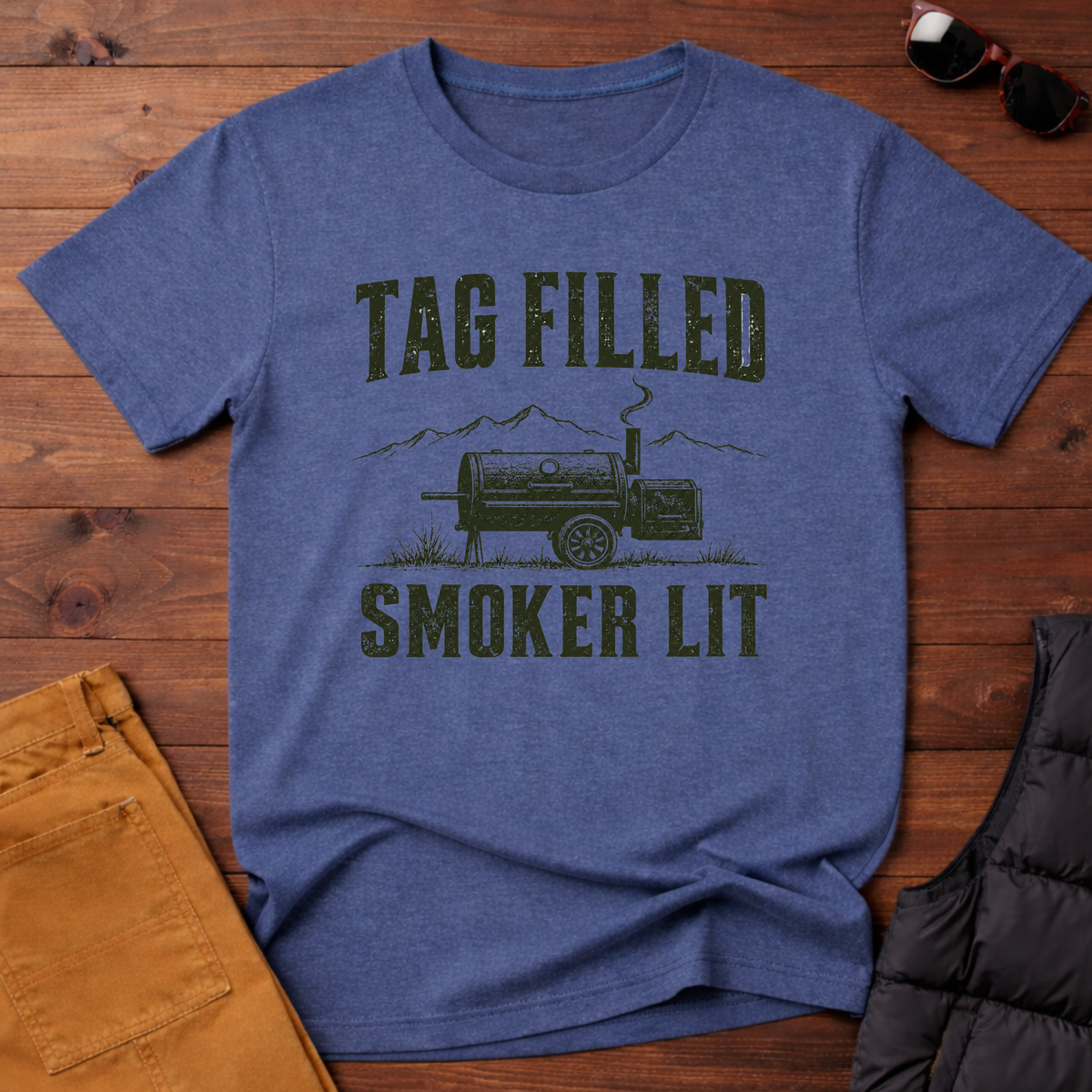 Tag Filled Smoker Lit T-Shirt