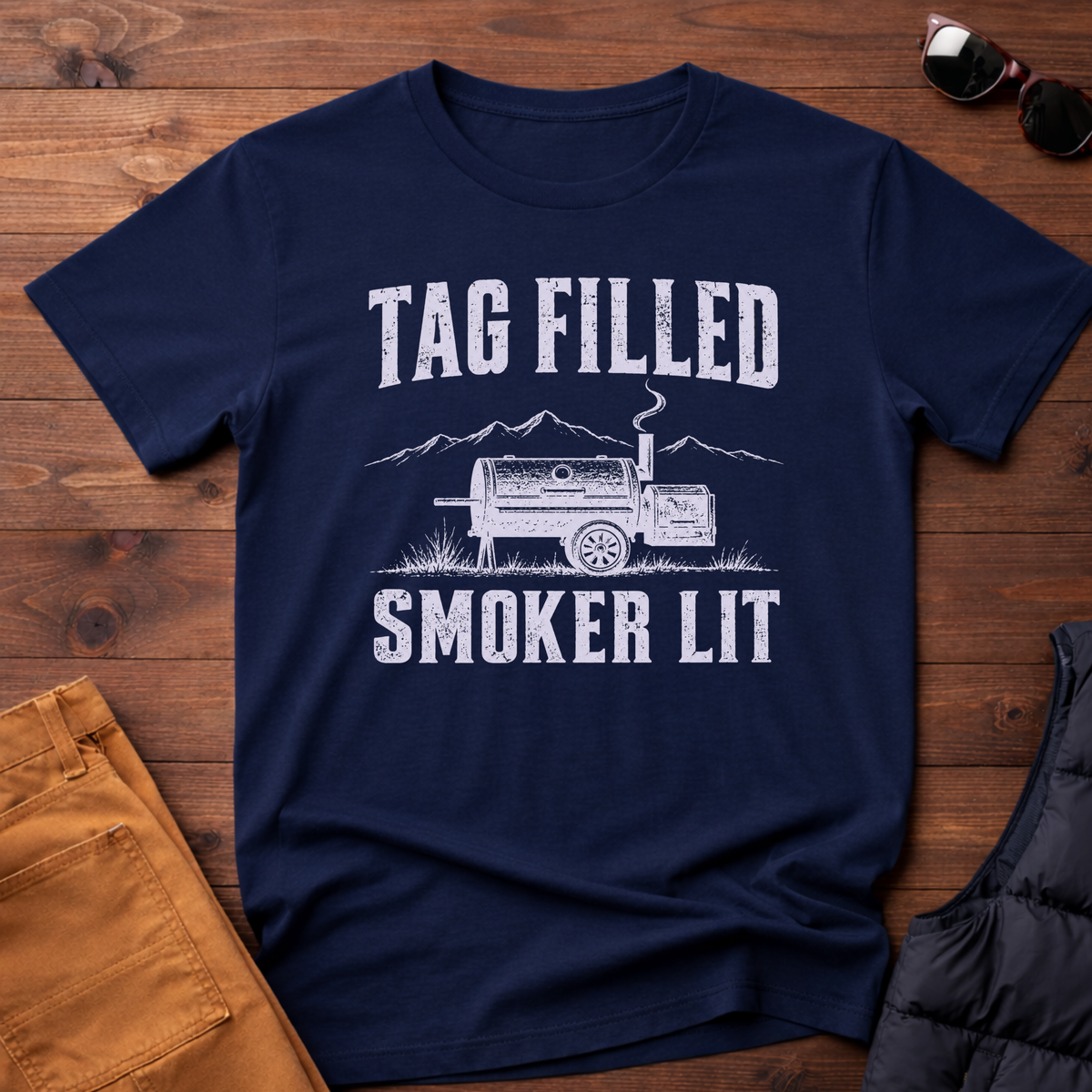 Tag Filled Smoker Lit T-Shirt