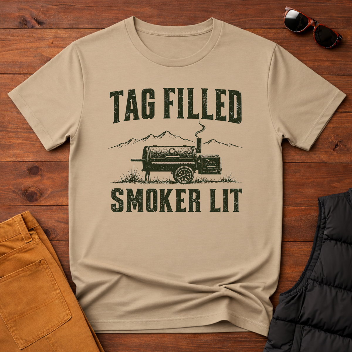 Tag Filled Smoker Lit T-Shirt