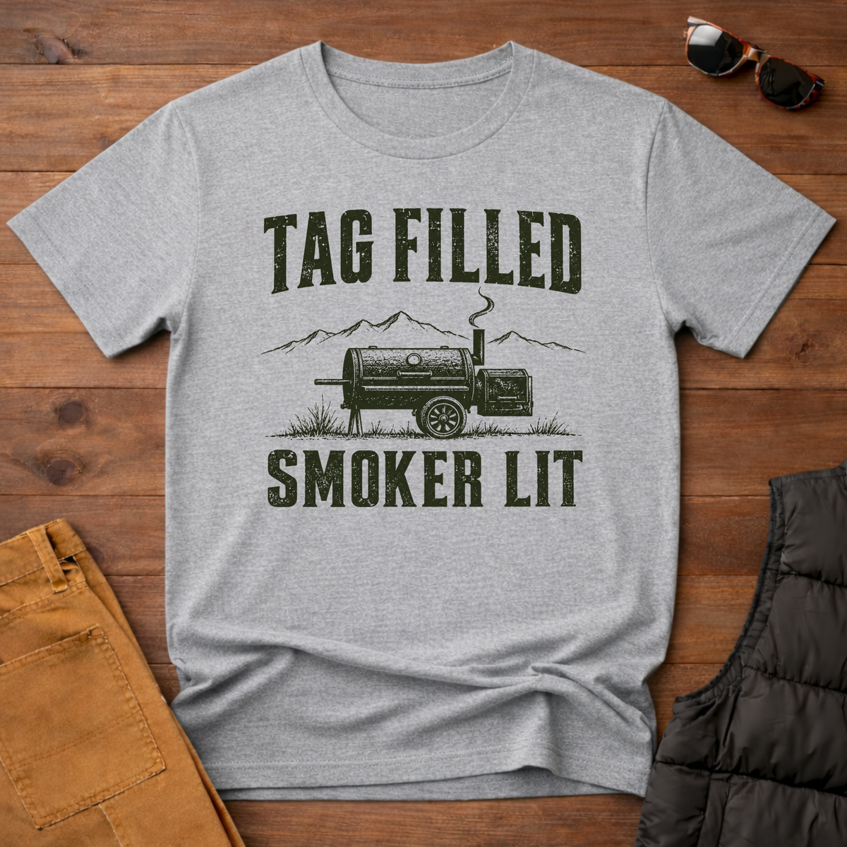 Tag Filled Smoker Lit T-Shirt