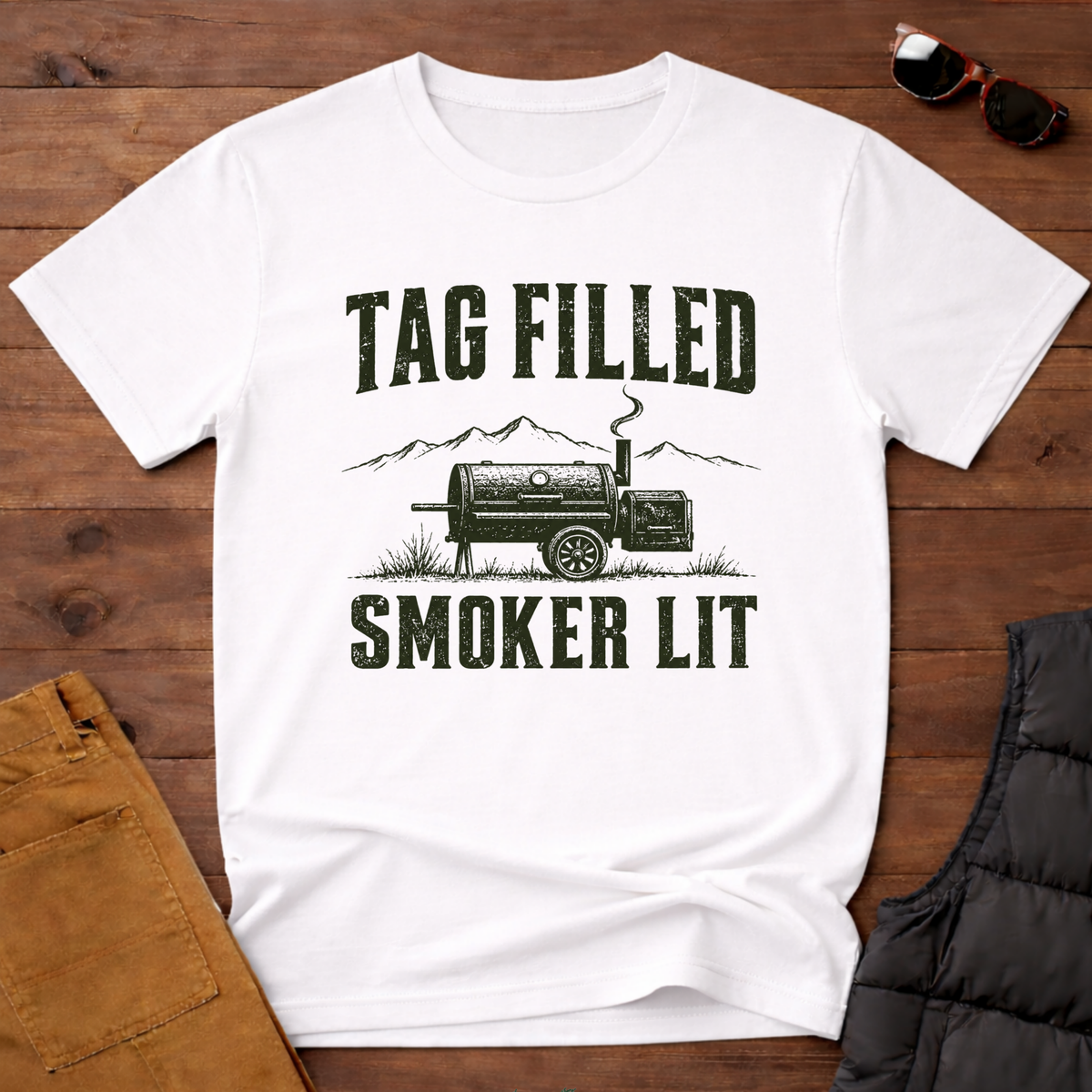 Tag Filled Smoker Lit T-Shirt