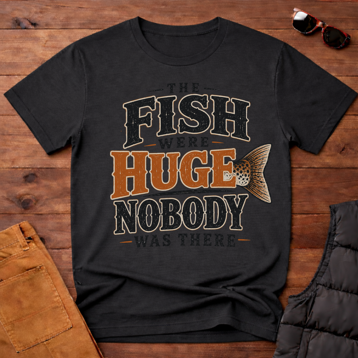 The Fish Were Huge Nobody Was There T-Shirt