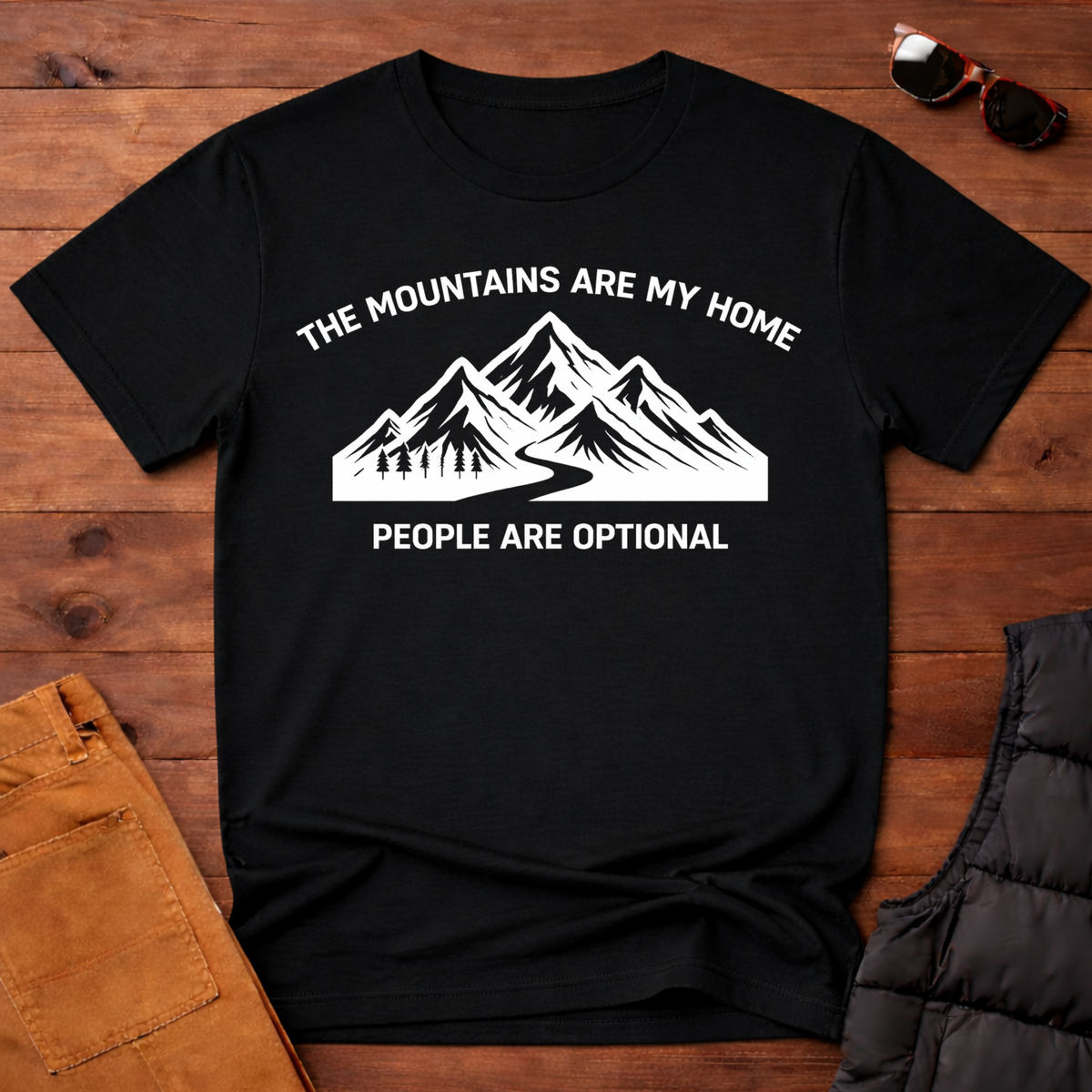 The Mountains Are my Home  T-Shirt