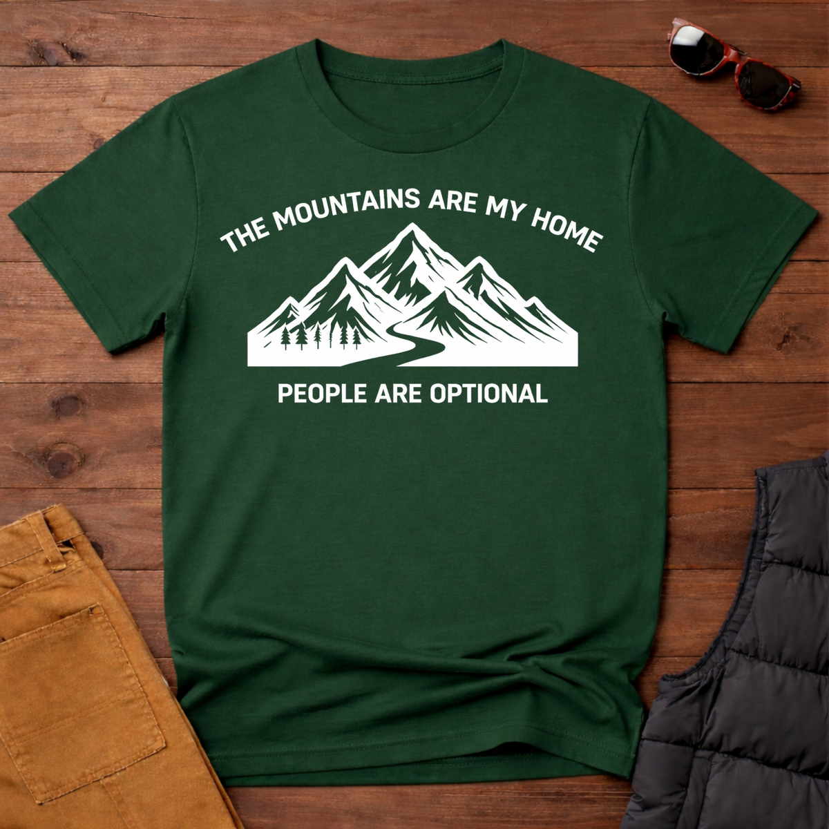 The Mountains Are my Home  T-Shirt