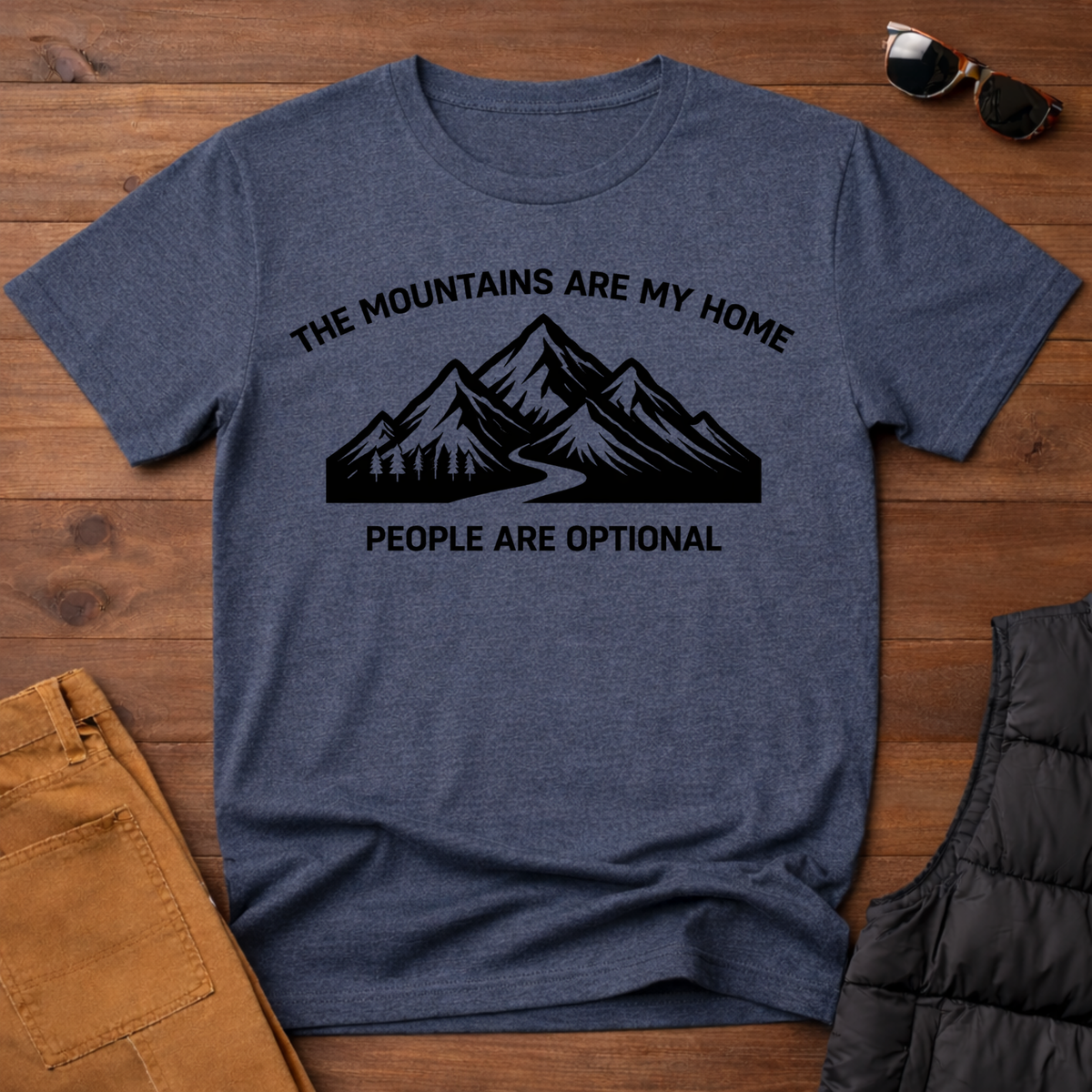The Mountains Are my Home  T-Shirt