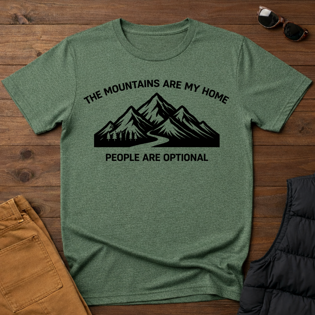 The Mountains Are my Home  T-Shirt