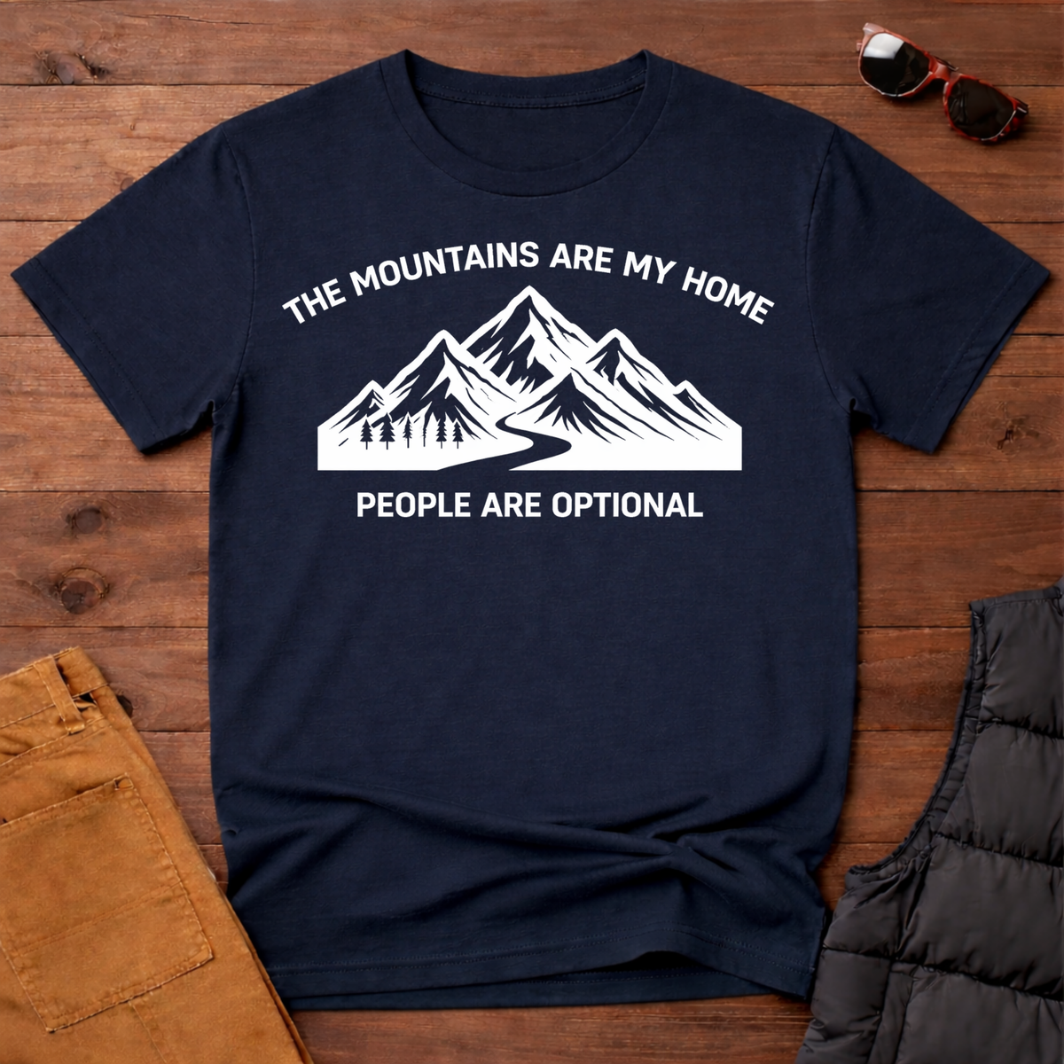 The Mountains Are my Home  T-Shirt