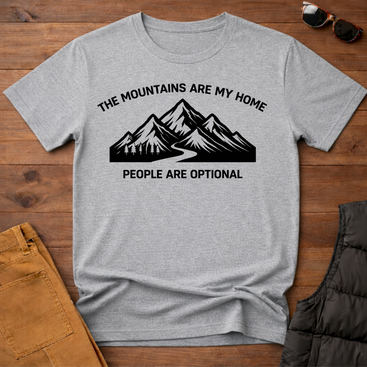 The Mountains Are my Home  T-Shirt