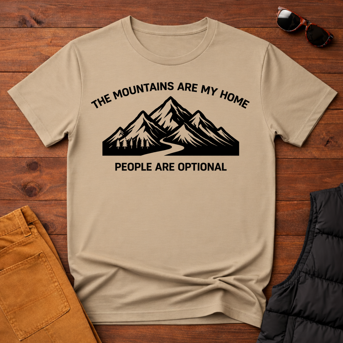 The Mountains Are my Home  T-Shirt