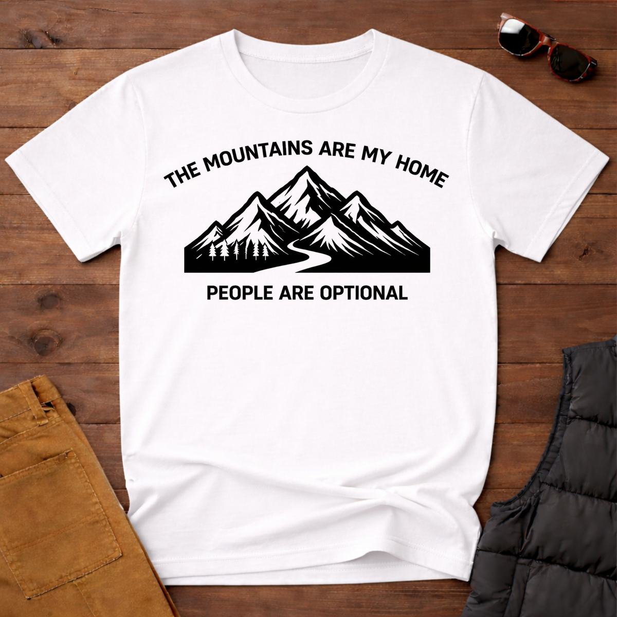 The Mountains Are my Home  T-Shirt