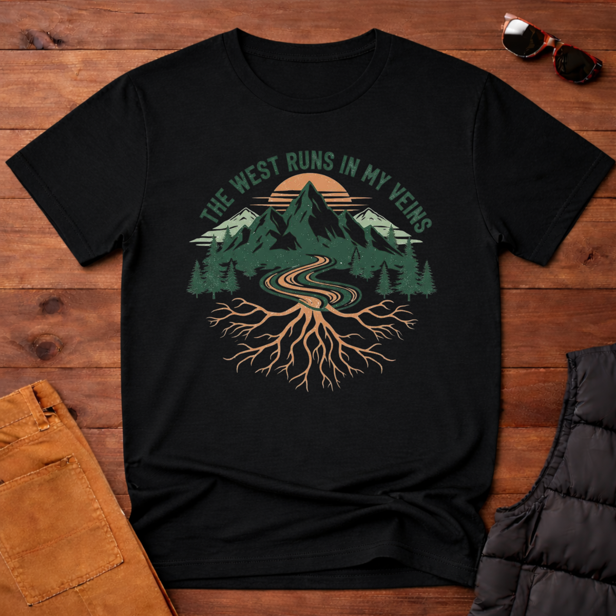 The West Runs in My Veins T-Shirt