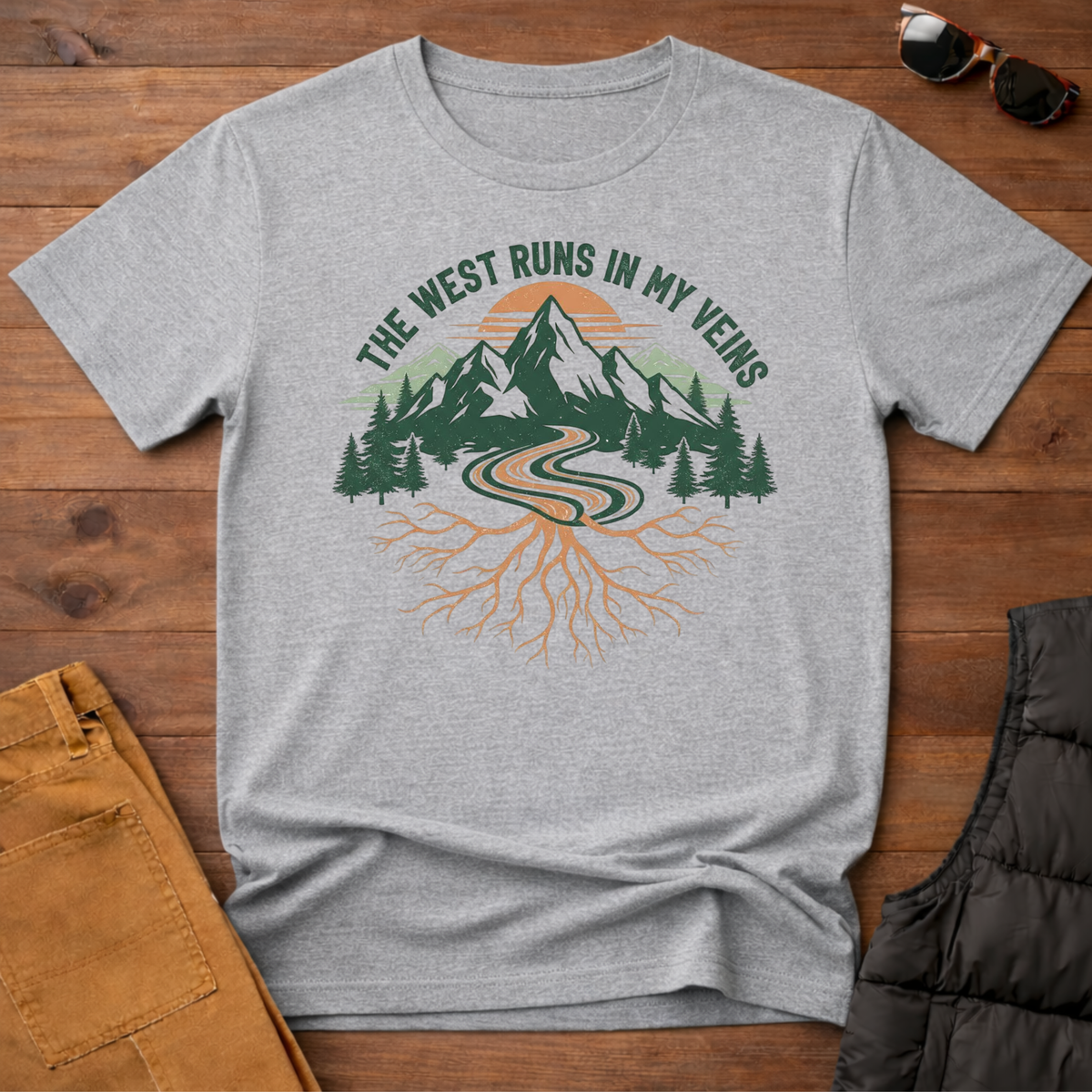 The West Runs in My Veins T-Shirt