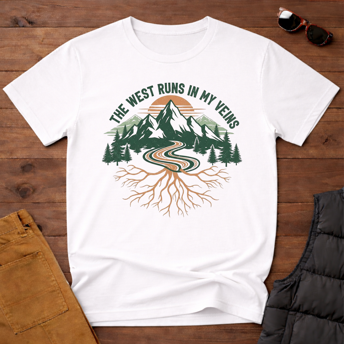 The West Runs in My Veins T-Shirt