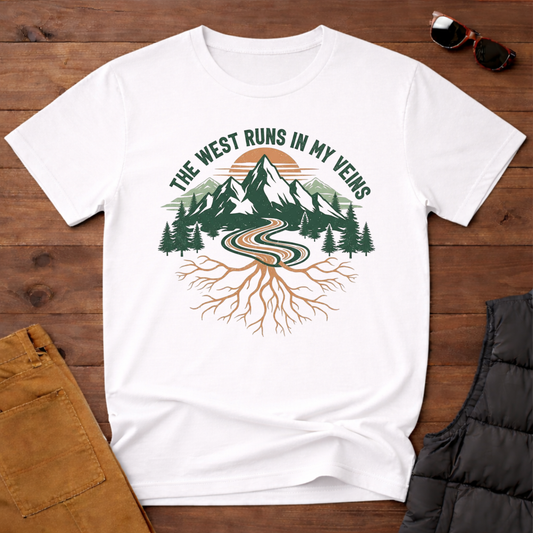 The West Runs in My Veins T-Shirt