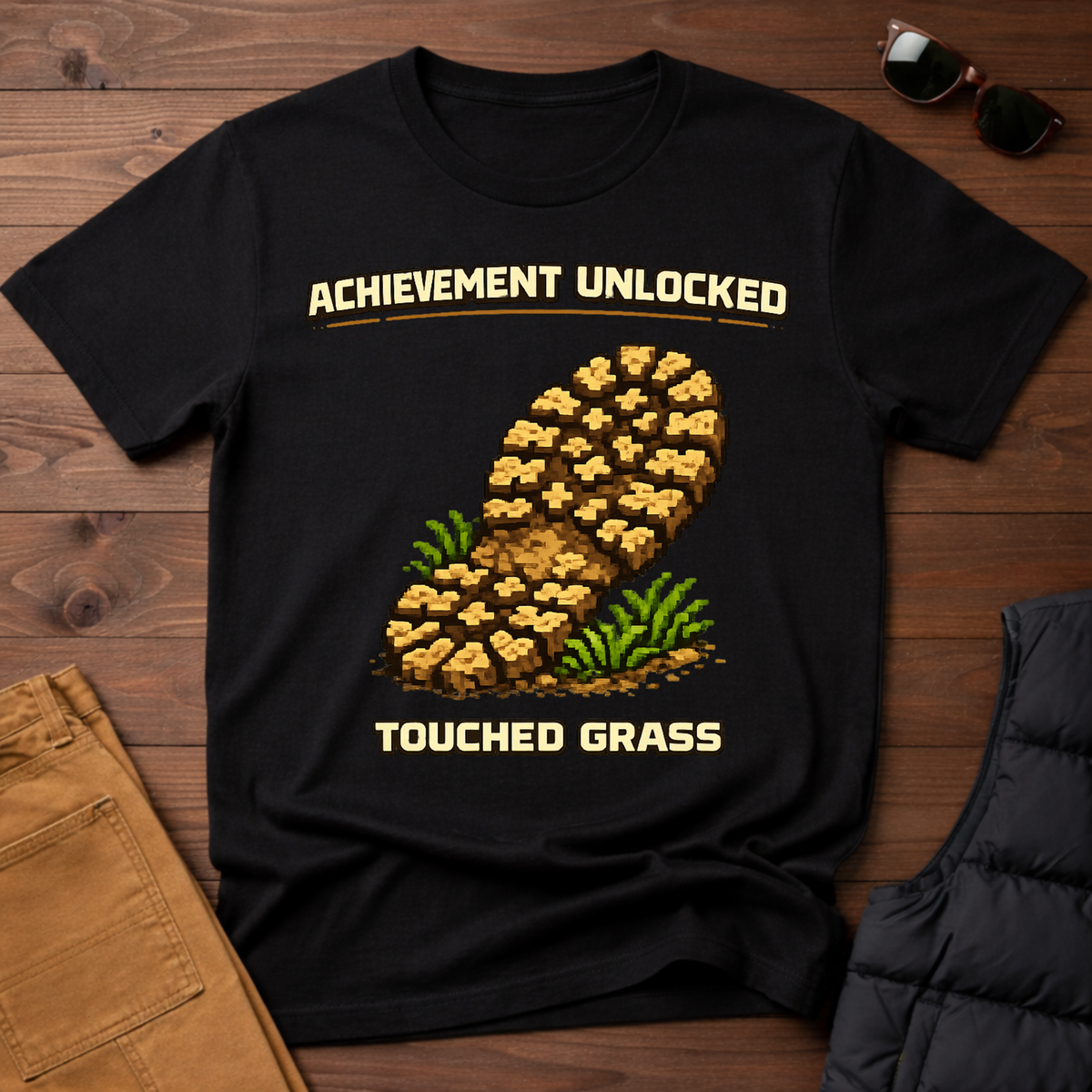 Achievement Unlocked Touched Grass T-Shirt