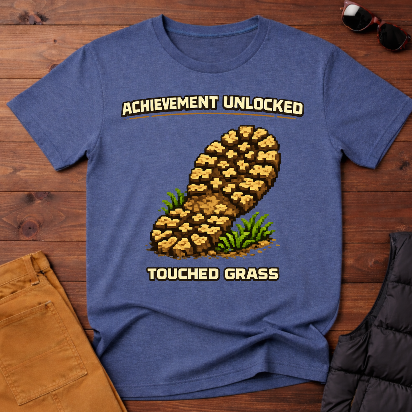Achievement Unlocked Touched Grass T-Shirt
