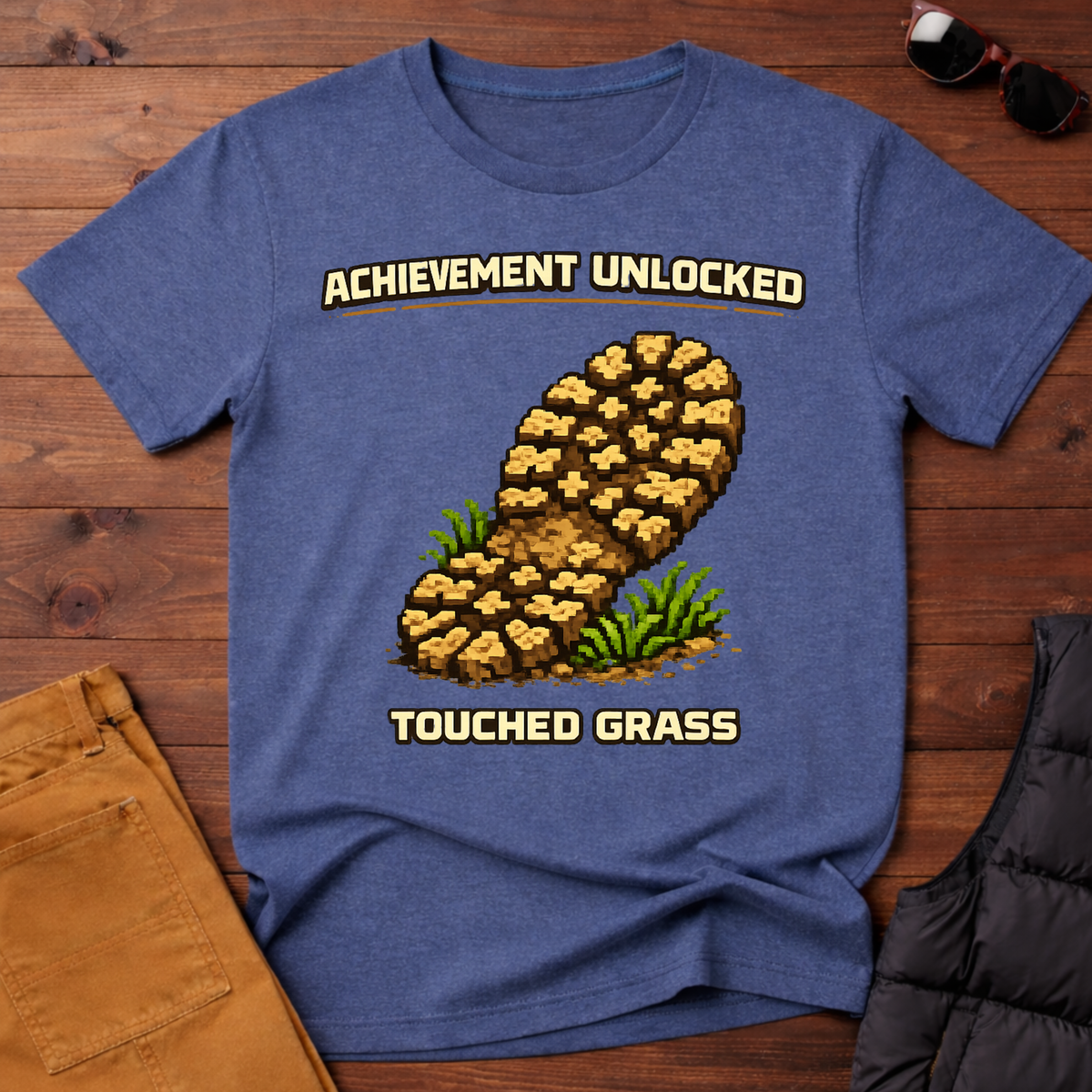 Achievement Unlocked Touched Grass T-Shirt
