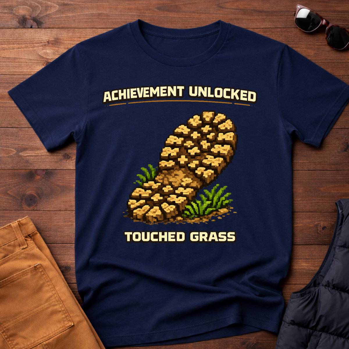 Achievement Unlocked Touched Grass T-Shirt