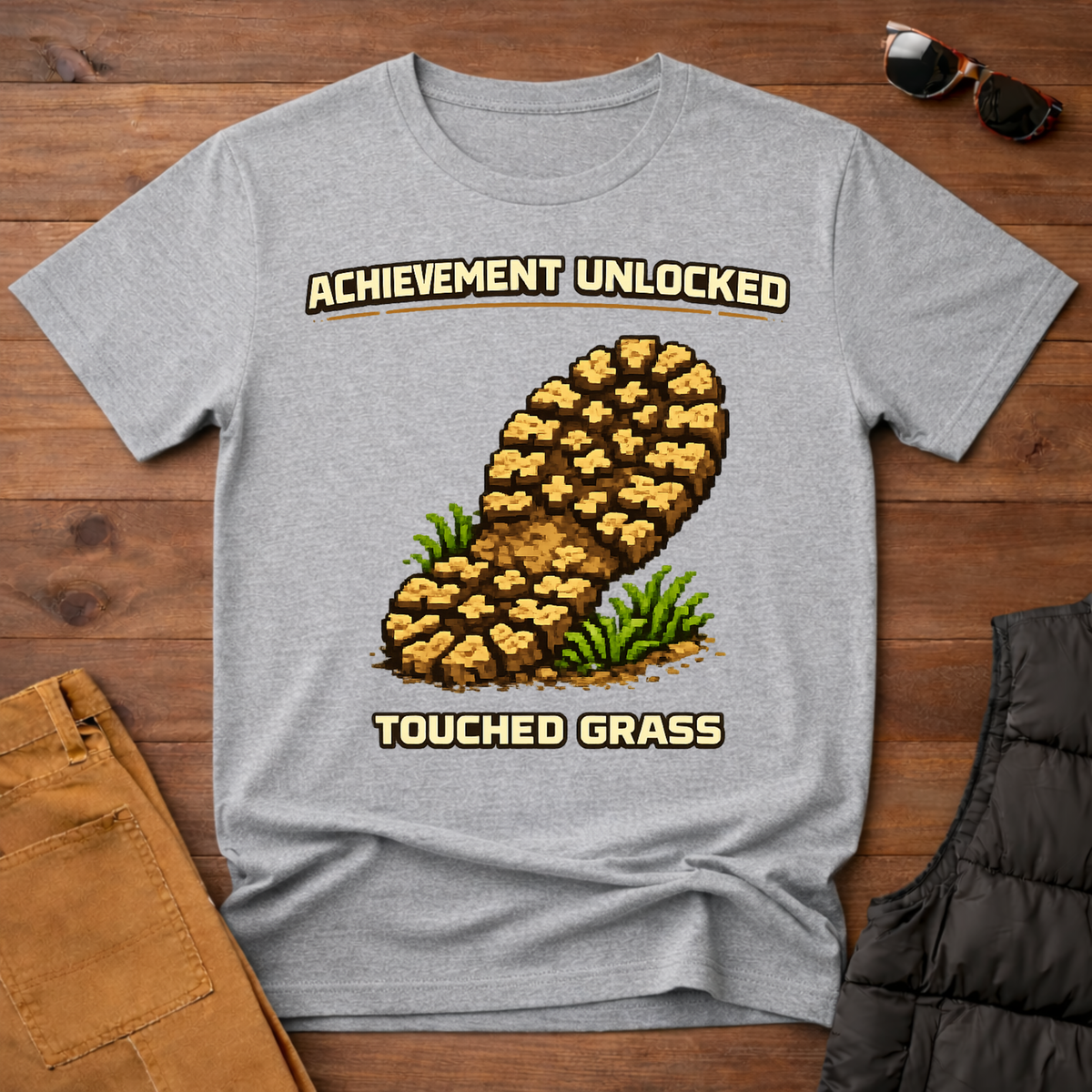 Achievement Unlocked Touched Grass T-Shirt