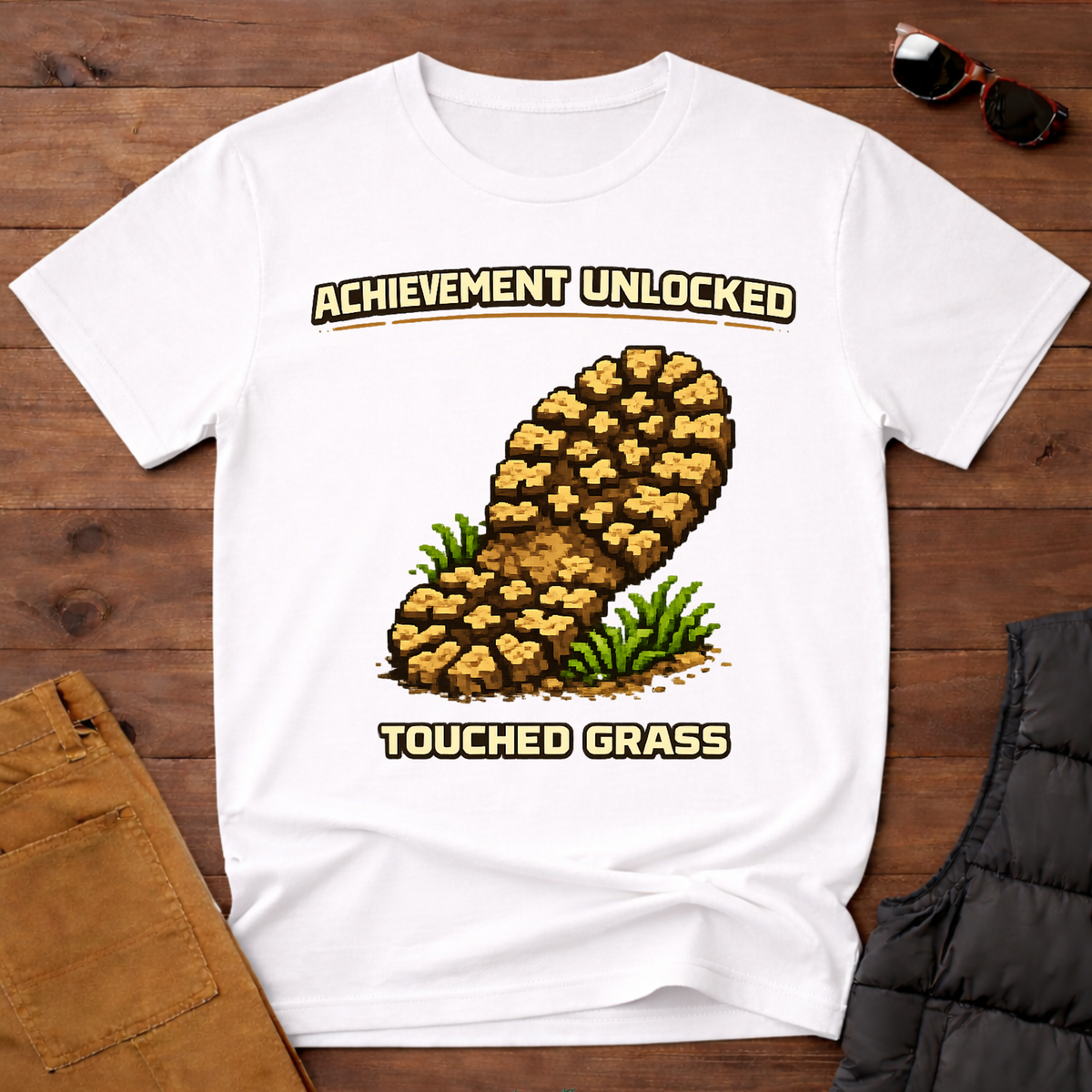 Achievement Unlocked Touched Grass T-Shirt