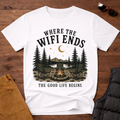 Where The WiFi Ends T-Shirt