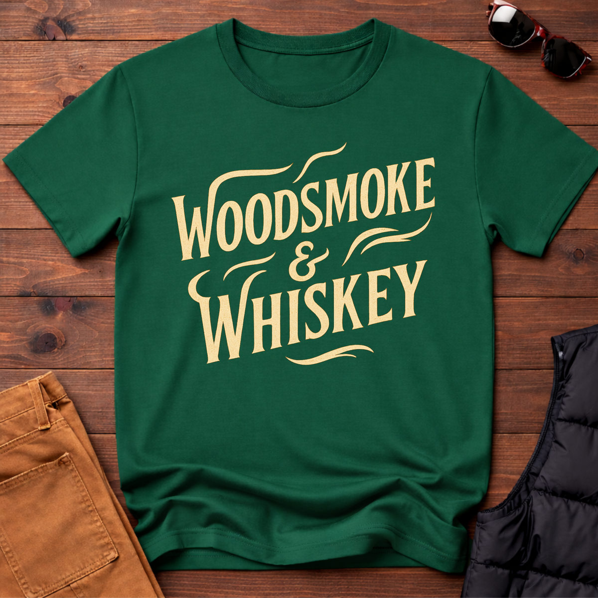 Woodsmoke & Whiskey T-Shirt